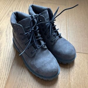 Timberland Toddler Boys Waterproof 6" Boots - EUC - Storm Blue Nubuck